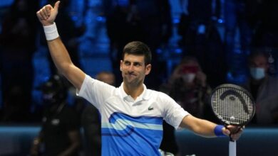 Djokovic defeated Ruud at the start of the Final Tournament