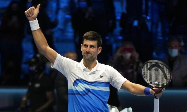 Djokovic defeated Ruud at the start of the Final Tournament