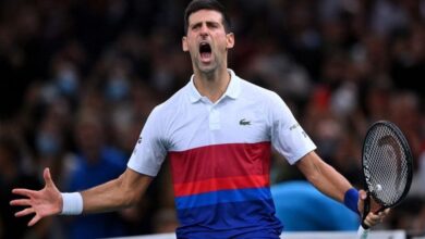 Djokovic won the Masters in Paris for the sixth time in his career