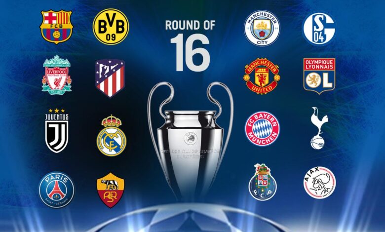 Champions League Draw for the Round of 16: Results