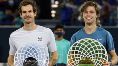 Rublev claims Abu Dhabi exhibition event