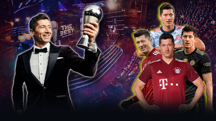Lewandowski awarded as the best player in 2021 by FIFA